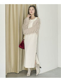【SALE／70%OFF】肩リボンツイードIラインワンピ Noela ノエラ ワンピース・ドレス ワンピース グリーン ブラック ホワイト【RBA_E】【送料無料】[Rakuten Fashion]