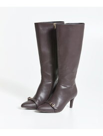 【SALE／80%OFF】バックルデザインロングブーツ Noela ノエラ シューズ・靴 ブーツ ブラック ブラウン【RBA_E】[Rakuten Fashion]