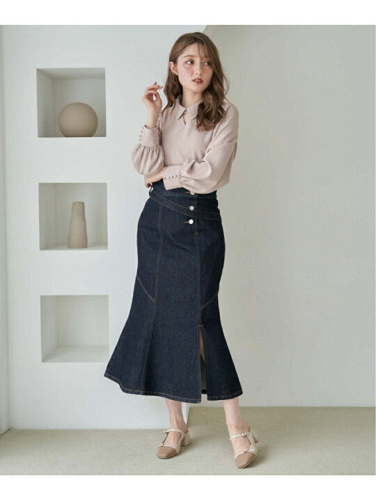 楽天市場】【SALE／60%OFF】スリットデニムスカート Noela ノエラ  