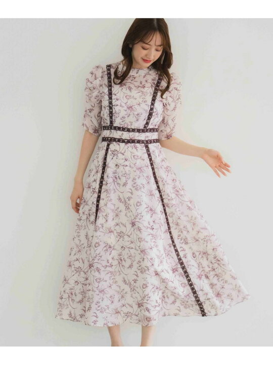楽天市場】【SALE／60%OFF】レーストリム花柄ワンピース Noela ノエラ  