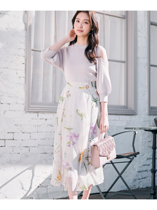 楽天市場】【SALE／70%OFF】カラーリングフラワースカート Noela 