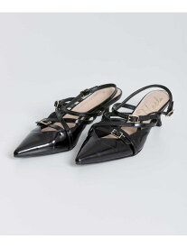 【SALE／60%OFF】ストラップバックスリングパンプス Noela ノエラ シューズ・靴 パンプス レッド ベージュ ブラック【RBA_E】【送料無料】[Rakuten Fashion]