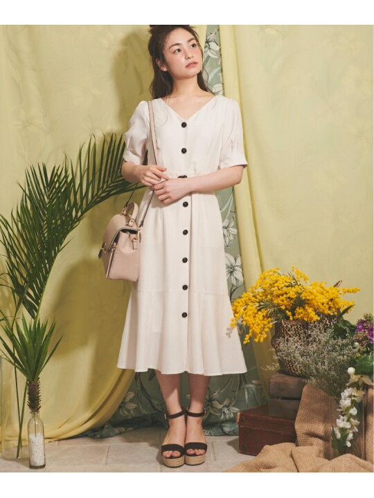 楽天市場】【SALE／70%OFF】リネンライクフレアヘムワンピース Noela  