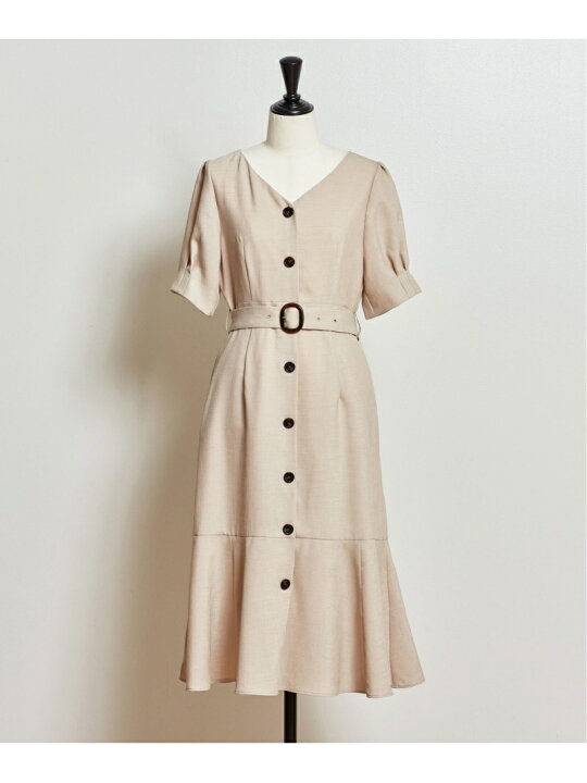 楽天市場】【SALE／70%OFF】リネンライクフレアヘムワンピース Noela  