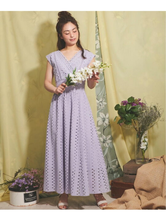 楽天市場】【SALE／60%OFF】レースMIXマキシワンピース Noela ノエラ  