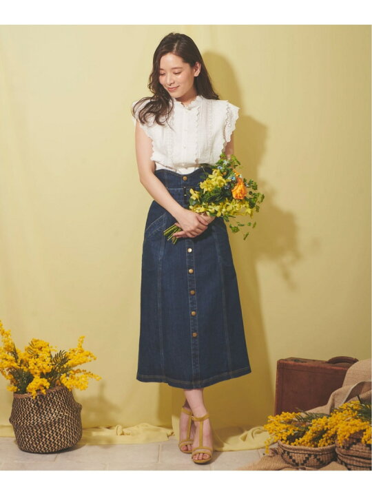 楽天市場】【SALE／70%OFF】ハイウエストデニムジャンスカ Noela  