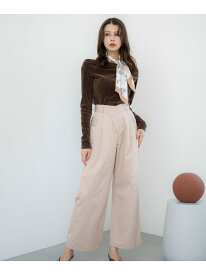 【SALE／60%OFF】ワイドチノパンツ Noela ノエラ パンツ チノパンツ カーキグリーン ブラウン ピンク【RBA_E】【送料無料】[Rakuten Fashion]