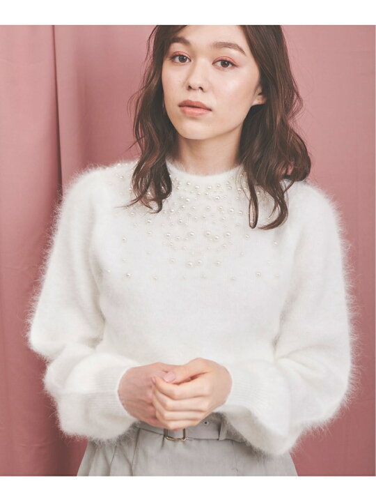 楽天市場】【SALE／70%OFF】パールネックアンゴラニット Noela ノエラ  