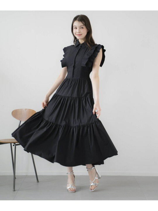 楽天市場】【SALE／70%OFF】プリーツフリルティアードワンピ Noela 