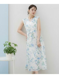 【SALE／60%OFF】【15周年】ぼかしフラワー楊柳ワンピ Noela ノエラ ワンピース・ドレス ワンピース ブルー イエロー ピンク【RBA_E】【送料無料】[Rakuten Fashion]