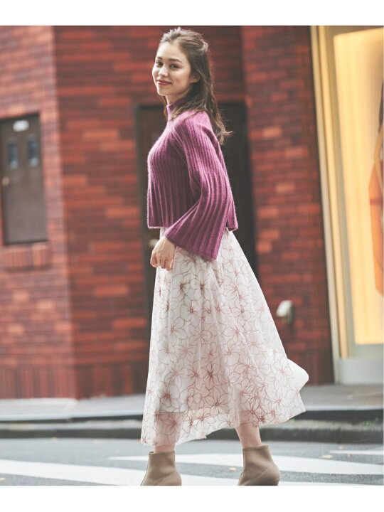 楽天市場】【SALE／60%OFF】フロッキーチュールスカート Noela ノエラ 
