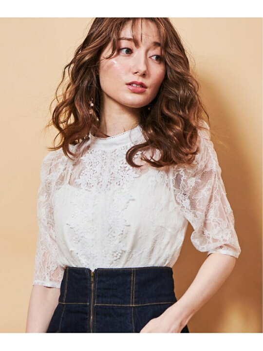 楽天市場】【SALE／70%OFF】【美人百花7月号掲載】シアーレース 