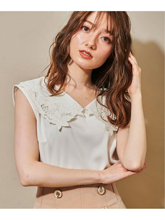 楽天市場】【SALE／70%OFF】【美人百花8月号掲載】レースカラー 