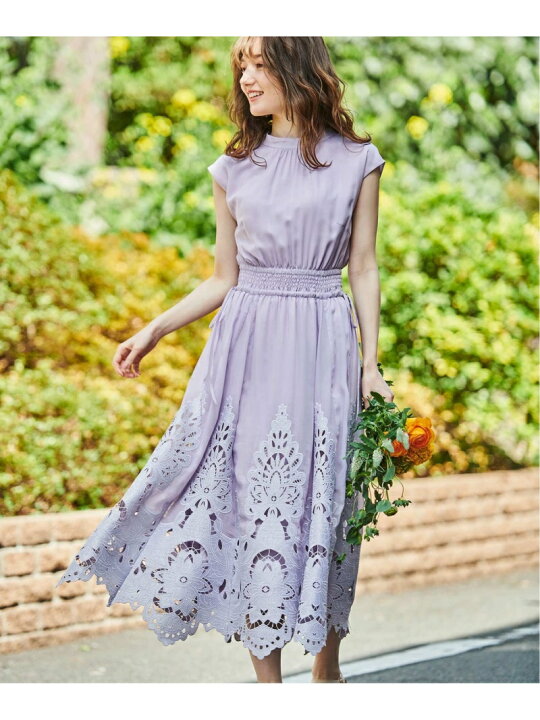 楽天市場】【SALE／70%OFF】【美人百花8月号掲載】ヘム刺繍OP Noela 