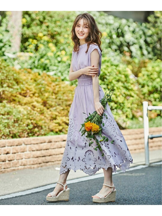 楽天市場】【SALE／70%OFF】【美人百花8月号掲載】ヘム刺繍OP Noela  