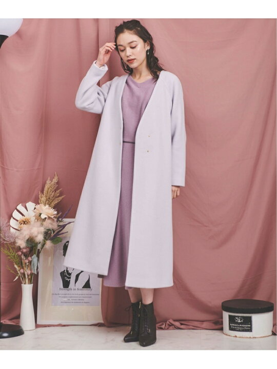 楽天市場】【SALE／60%OFF】ファーティペット付フレアチェスターコート  