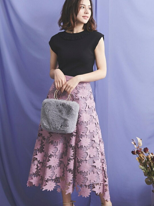 楽天市場】【SALE／60%OFF】スエード刺繍レースSK Noela ノエラ  