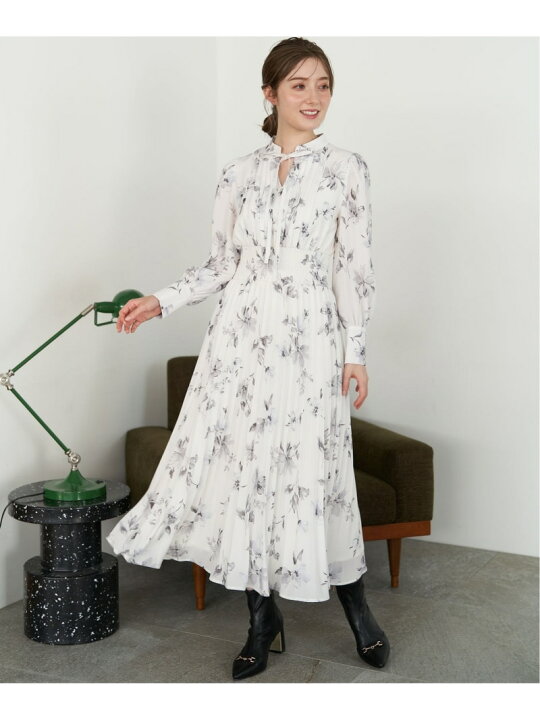 楽天市場】【SALE／60%OFF】フラワープリーツワンピ Noela ノエラ 