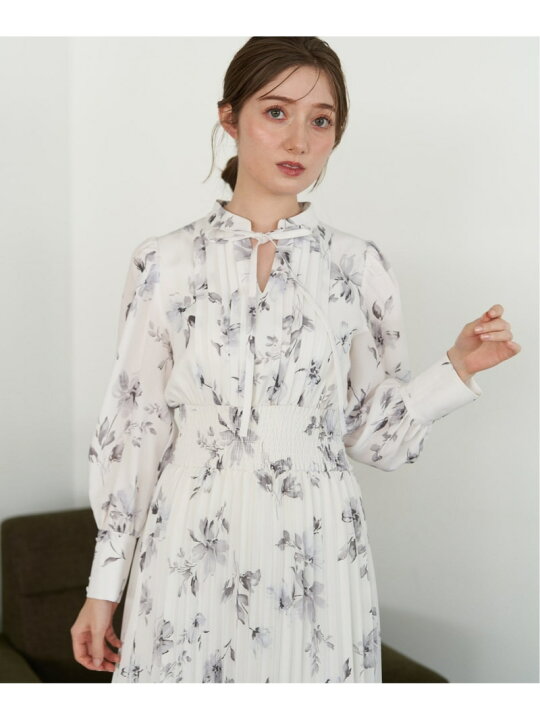 楽天市場】【SALE／60%OFF】フラワープリーツワンピ Noela ノエラ 