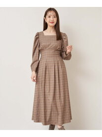 【SALE／70%OFF】ウエストタックスクエアネックワンピ Noela ノエラ ワンピース・ドレス ワンピース レッド グリーン ブラック【RBA_E】【送料無料】[Rakuten Fashion]