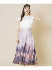 【SALE／70%OFF】ストックホルムスカート Noela ノエラ スカート ロング・マキシスカート ブラック パープル【RBA_E】【送料無料】[Rakuten Fashion]