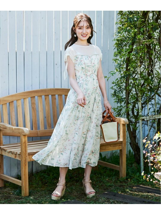 楽天市場】【SALE／80%OFF】コルセットパターン花柄ワンピ Noela  