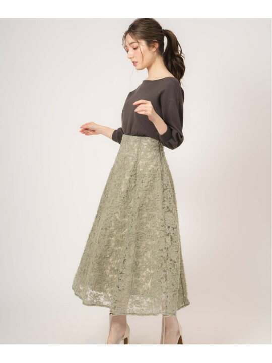 楽天市場】【SALE／50%OFF】チュール刺繍スカート Noela ノエラ  