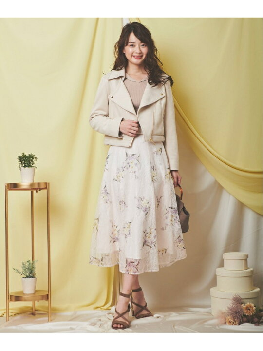 楽天市場】【SALE／70%OFF】フラワープリントレーススカート Noela  