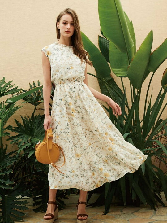 楽天市場】【SALE／60%OFF】コラージュフラワーロングOP Noela ノエラ  