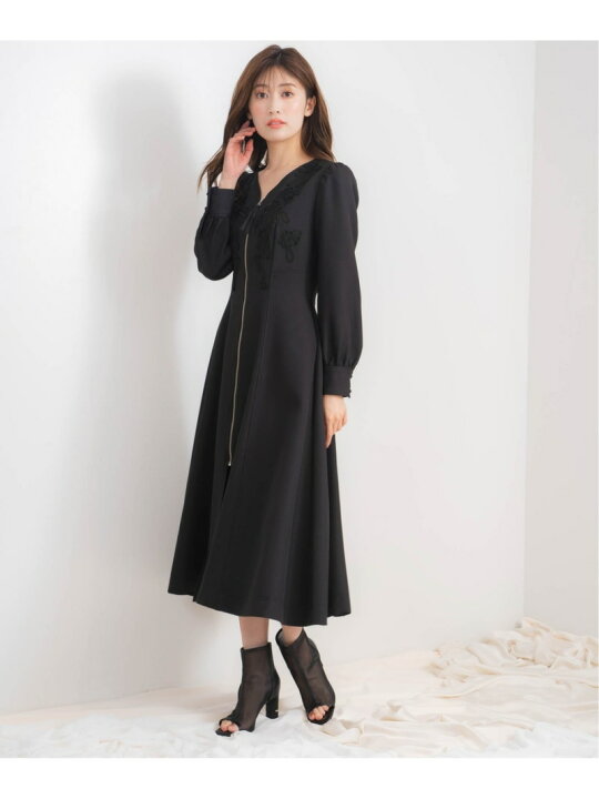 楽天市場】【SALE／50%OFF】コード刺繍ジップワンピース Noela ノエラ  