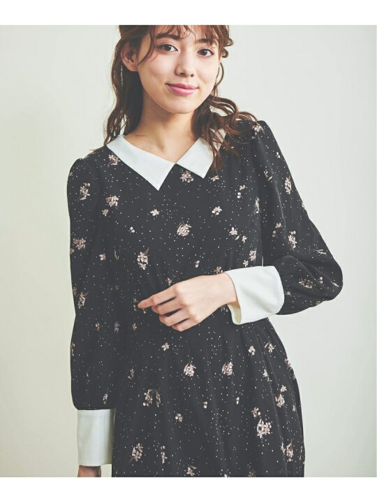 楽天市場】【SALE／60%OFF】ミニフラワー襟付きワンピース Noela 