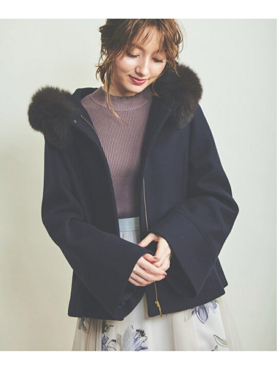 楽天市場】【SALE／60%OFF】ウールショートフードコート Noela ノエラ 
