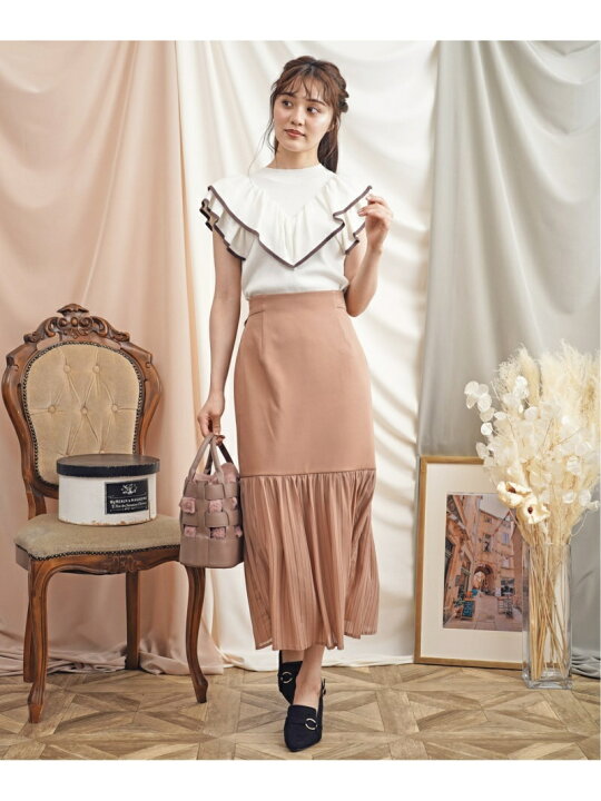 楽天市場】【SALE／70%OFF】プリーツ切替マーメイドスカート Noela  