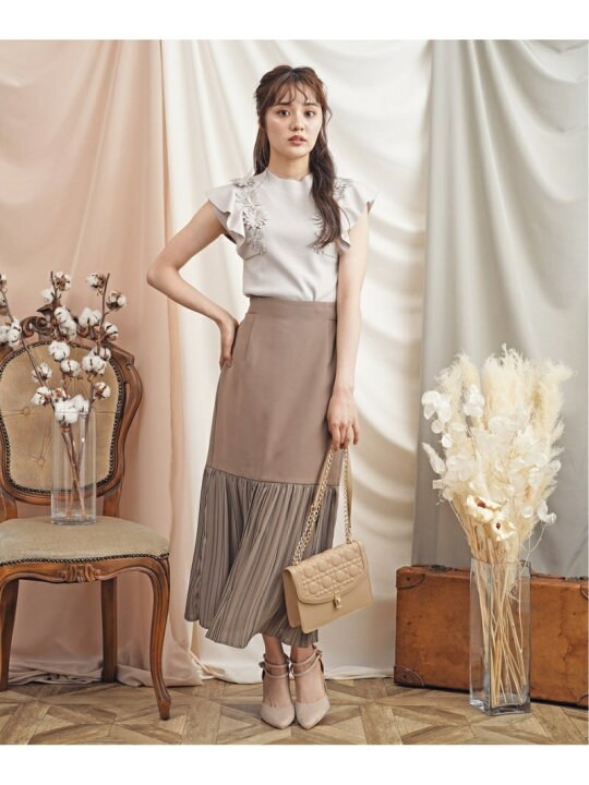 楽天市場】【SALE／70%OFF】プリーツ切替マーメイドスカート Noela  