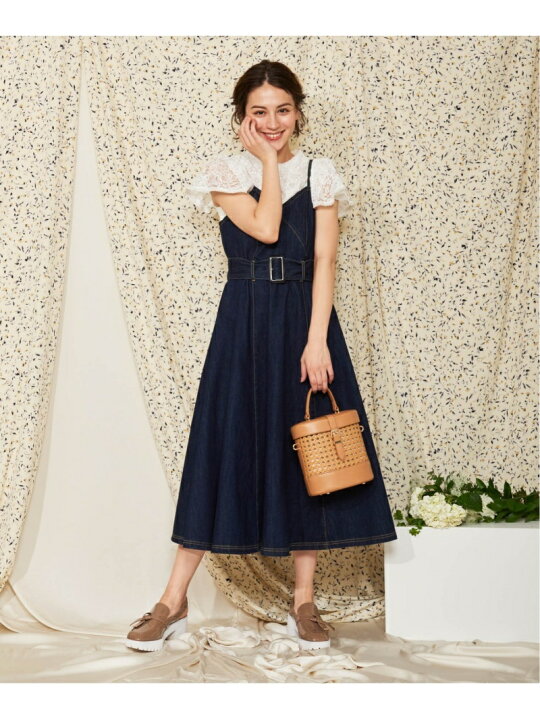 楽天市場】【SALE／60%OFF】ベルト付デニムキャミワンピ Noela ノエラ 