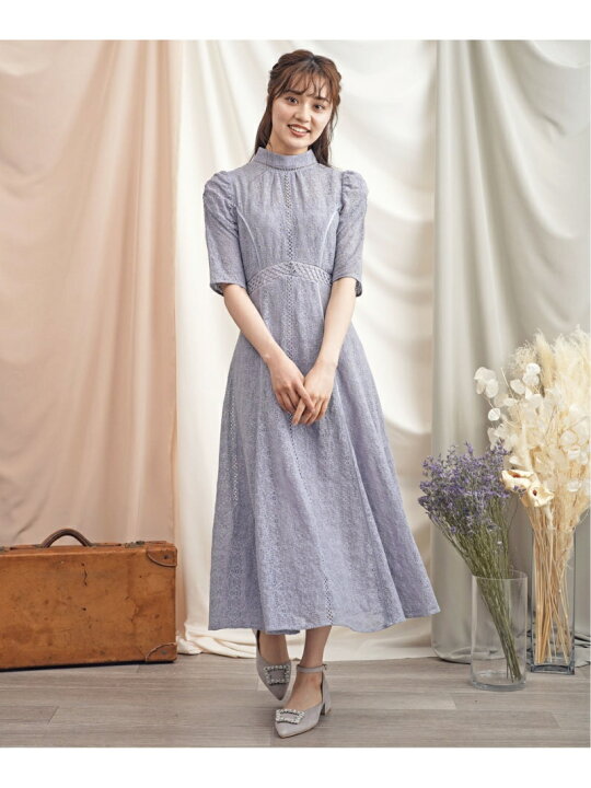 楽天市場】【SALE／70%OFF】パイピングレースドレス Noela ノエラ 