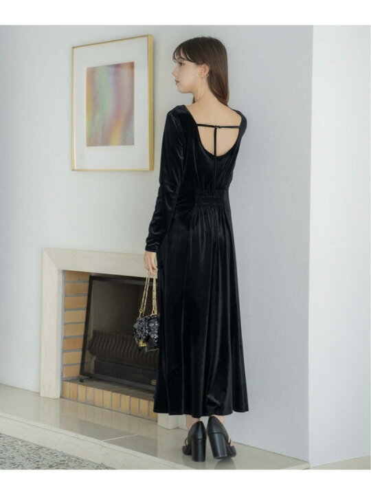 楽天市場】【SALE／40%OFF】ドレープベロアワンピ Noela ノエラ  