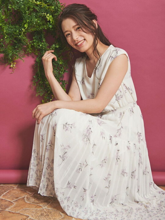 楽天市場】【SALE／60%OFF】ミックスリリー柄ワンピース Noela ノエラ  