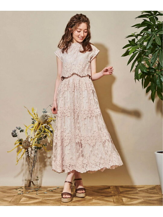 楽天市場】【SALE／60%OFF】【美人百花7月号掲載】チュールレース 