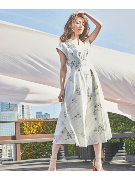 楽天市場】【SALE／60%OFF】【美人百花8月号掲載】スケッチフラワー柄 