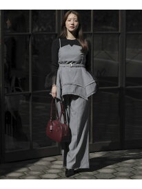 【SALE／40%OFF】ツイードワイドパンツ Noela ノエラ パンツ スラックス・ドレスパンツ ブラック【RBA_E】【送料無料】[Rakuten Fashion]