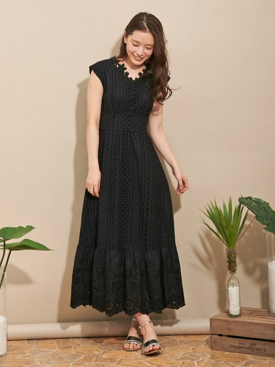 楽天市場】【SALE／70%OFF】コットンレースマキシワンピース Noela 