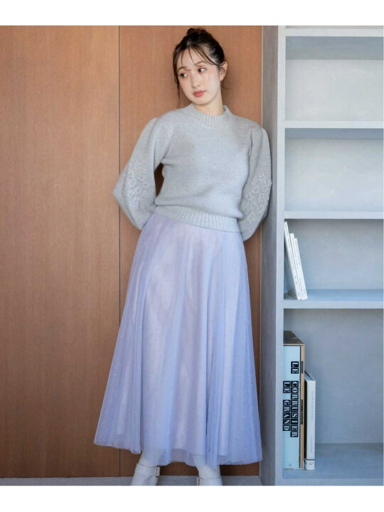 楽天市場】【SALE／70%OFF】ラメドットチュールスカート Noela ノエラ  