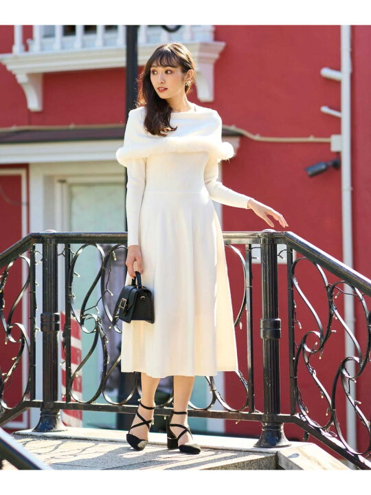 楽天市場】【SALE／60%OFF】ファートリムニットワンピース Noela  