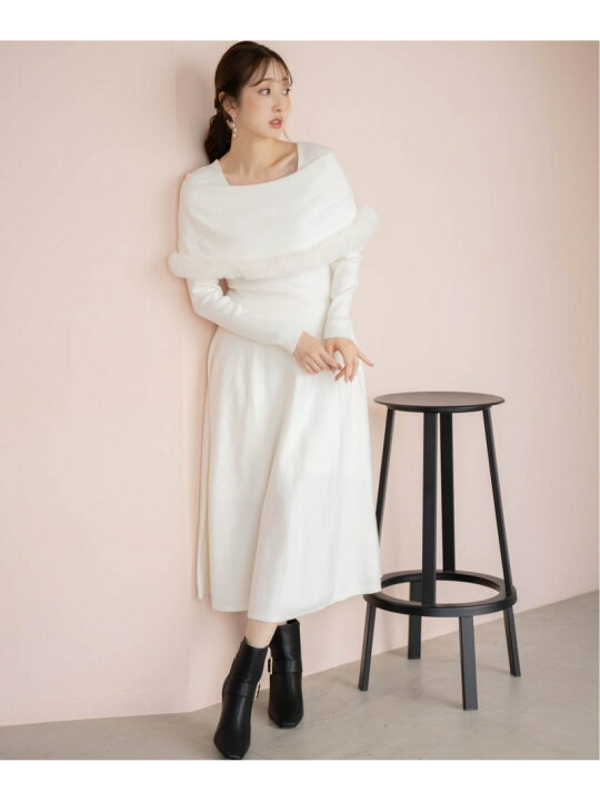 楽天市場】【SALE／60%OFF】ファートリムニットワンピース Noela  