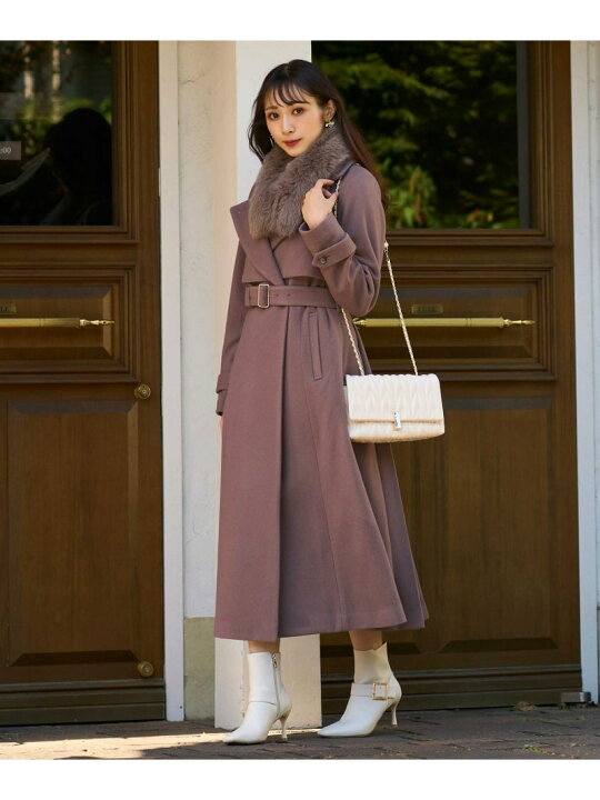 楽天市場】【SALE／60%OFF】2WAYカラーバックプリーツウールトレンチ 