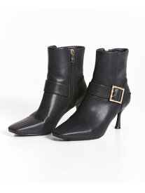 【SALE／80%OFF】バックルデザインショートブーツ Noela ノエラ シューズ・靴 ブーツ ベージュ ホワイト ブラック【RBA_E】[Rakuten Fashion]