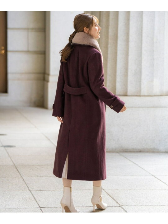楽天市場】【SALE／60%OFF】フェイクファーショールカラーコート Noela 