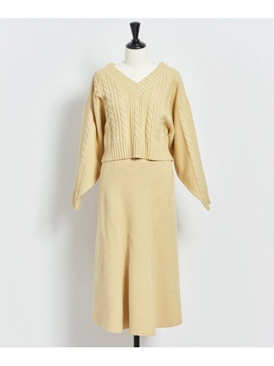 楽天市場】【SALE／70%OFF】セットアップ風ニットワンピース Noela  