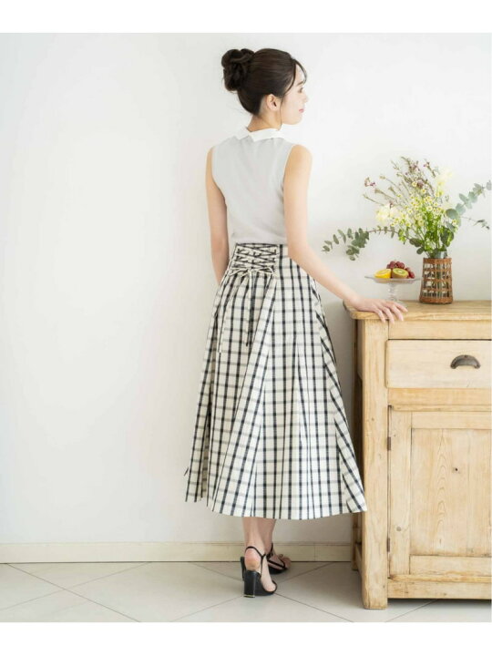 楽天市場】【SALE／50%OFF】ドビーチェック柄スカート Noela ノエラ 